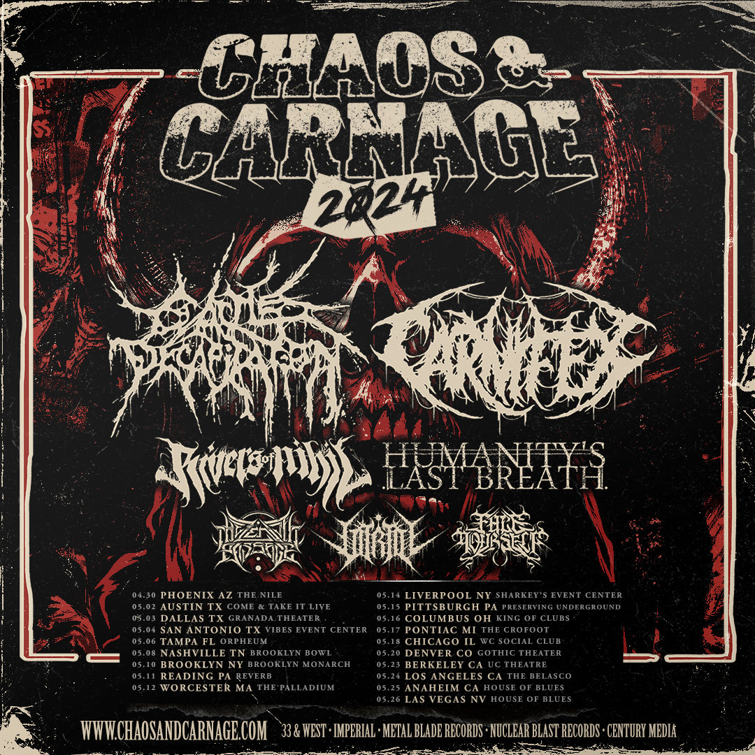 2024 Tour Announcement Chaos & Carnage